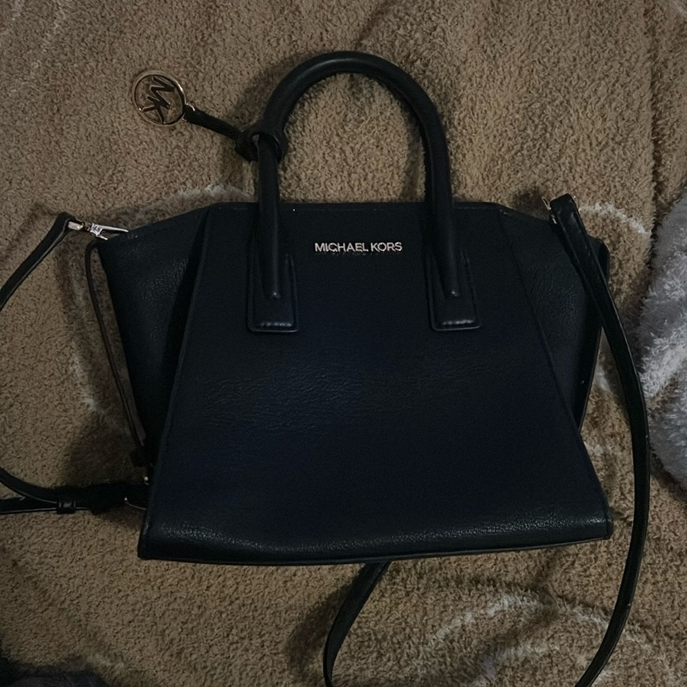 Michael Kors Avril Small Satchel-  Black **BRAND NEW**